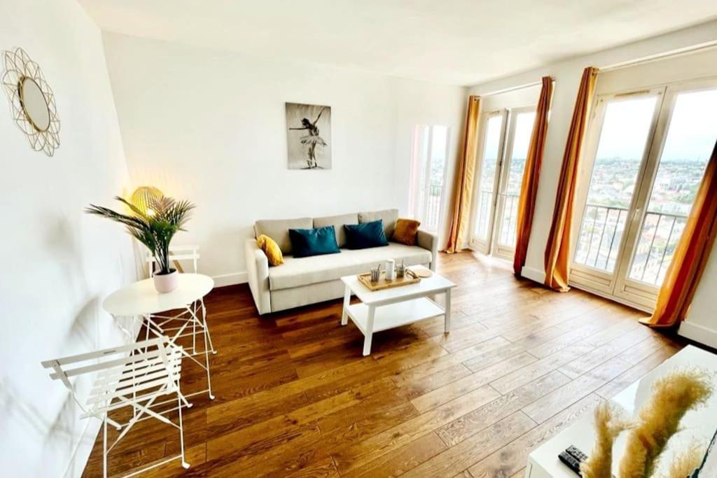 Ciel De Paris : Vue Tour Eiffel Apartment Шоази-льо-Роа Екстериор снимка